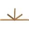 Ekena Millwork Kennewick Timber Gable Bracket, Western Red Cedar, 96"W x 52"H x 3 1/2"D x 3 1/2"F, 13/12 Pitch GBW096X52X0404KEN00SWR - alternate 4